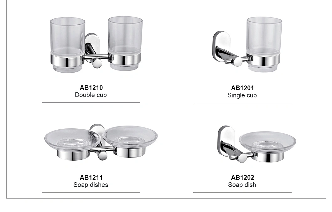 Ablinox Modern Design Stainless Steel Sanitaryware Cup Bathroom Accessories